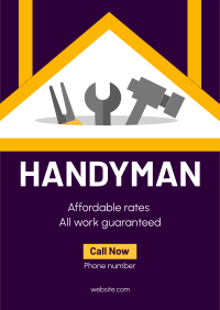 Expert Handyman Services Poster