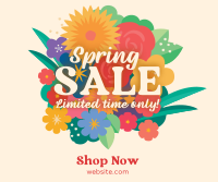 Spring Sale bouquet Facebook Post