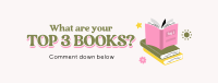 Cute Favorite Books Facebook Cover Design