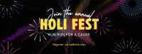 Holi Fest Fun Run Facebook Cover