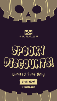 Halloween Pumpkin Discount Instagram Story