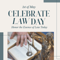 Celebrate Law Instagram Post Design