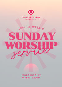 Sunday Worship Flyer