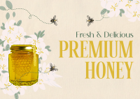 Honey Jar Product Postcard