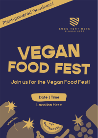 Vegan Restaurant Poster example 1