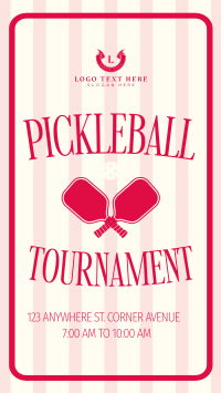 Pickleball Tournament Instagram Reel Design