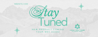 Minimalist Stay Tuned Facebook Cover