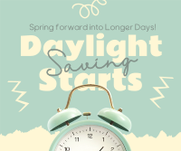 Start Daylight Saving Facebook Post