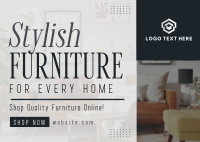 Stylish Quality Furniture Postcard