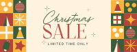 Christmas Holiday Shopping  Sale Facebook Cover Image Preview