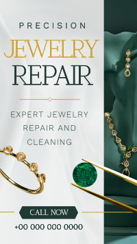 Minimalist Jewelry Repair Instagram Reel Image Preview