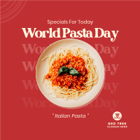 Pasta For Italy Instagram Post Design