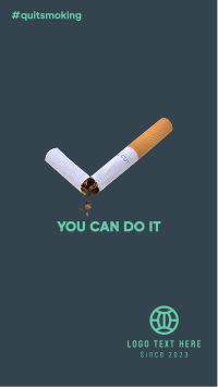 You Can Quit Smoking Instagram Story