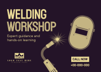 Welding Workshop Postcard