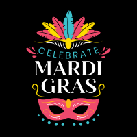 Celebrate Mardi Gras Instagram Post