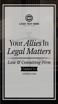 Law Consulting Firm Instagram Reel Image Preview