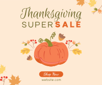 Thanksgiving Pumpkin Sale Facebook Post