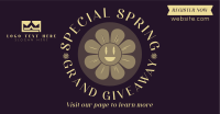 Spring Giveaway Facebook Ad