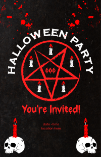 Satan Sacrifice Invitation