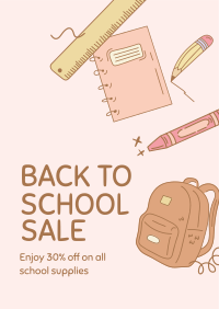 Back to School Sale Flyer