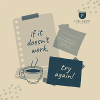 Post it Motivational Notes Instagram Post Image Preview