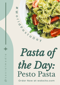 Minimalist Pasta Day Poster