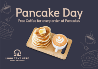 Pancake & Coffee Postcard