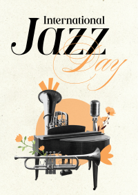 Modern International Jazz Day Flyer