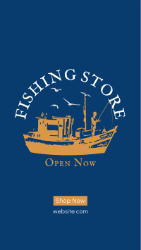 Fishing Store Facebook Story