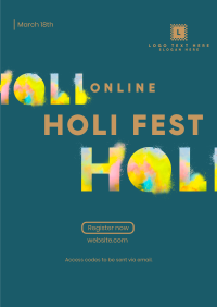 Holi Fest Poster