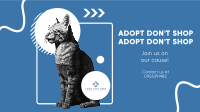 Pet Adoption Advocacy Facebook Event Cover