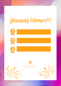 Feminine Giveaway Winners  Flyer