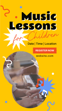 Music Lessons for Kids Instagram Reel