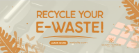 Recycle your E-waste Facebook Cover Image Preview
