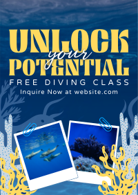 Free Diving Poster | Instantly Create a Free Diving Poster | Design.com