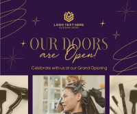 Grand Opening Salon Facebook Post