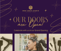 Grand Opening Salon Facebook Post