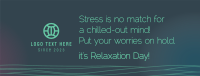 Wavy Relaxation Day Facebook Cover Image Preview