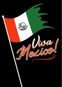 Raise Mexican Flag Flyer