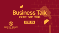 Business Podcast Facebook Event Cover
