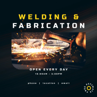 Welding & Fabrication Instagram Post