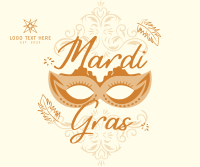 Decorative Mardi Gras Facebook Post