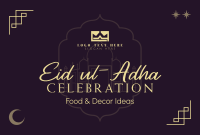 Blessed Eid ul-Adha Pinterest Cover Design