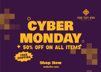 Cyber Monday Offers Postcard Design