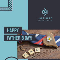 Father's Day Heart Instagram Post Image Preview