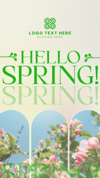 Retro Welcome Spring Video