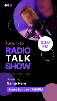 Radio Talk Show Instagram Story