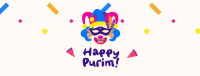 Purim Day Facebook Cover Image Preview