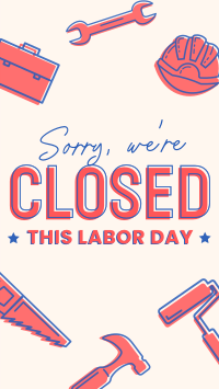 Closed for Labor Day TikTok Video