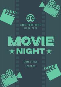 Movie Marathon Night Poster